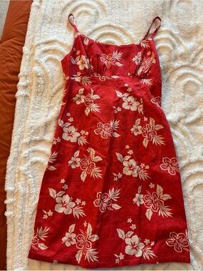 Floral Spaghetti-Strap Dress